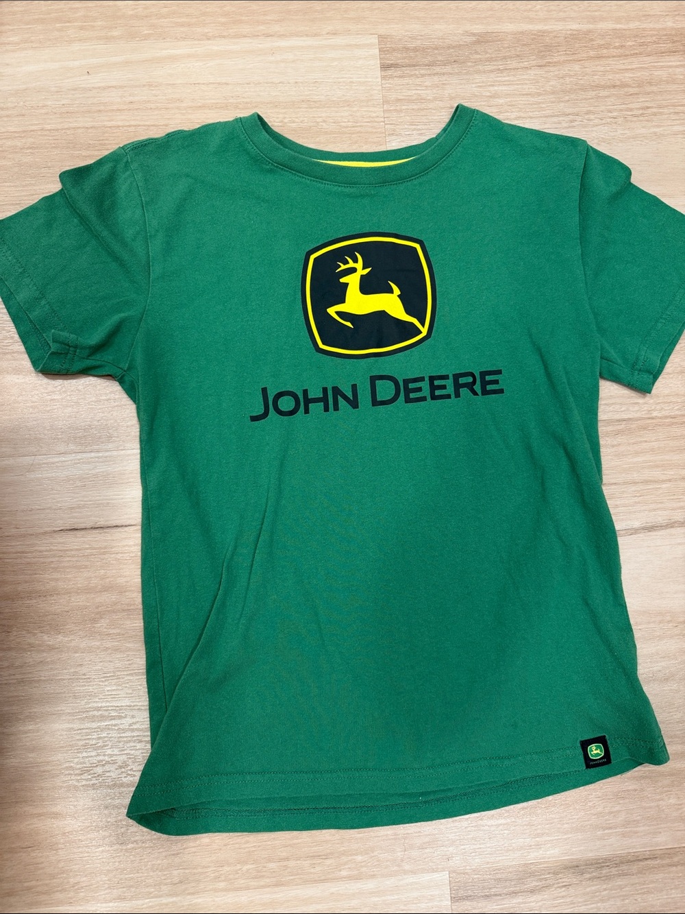 John Deere Kids' Green Logo T-Shirt fair shape boys large